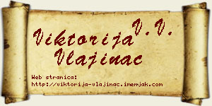 Viktorija Vlajinac vizit kartica